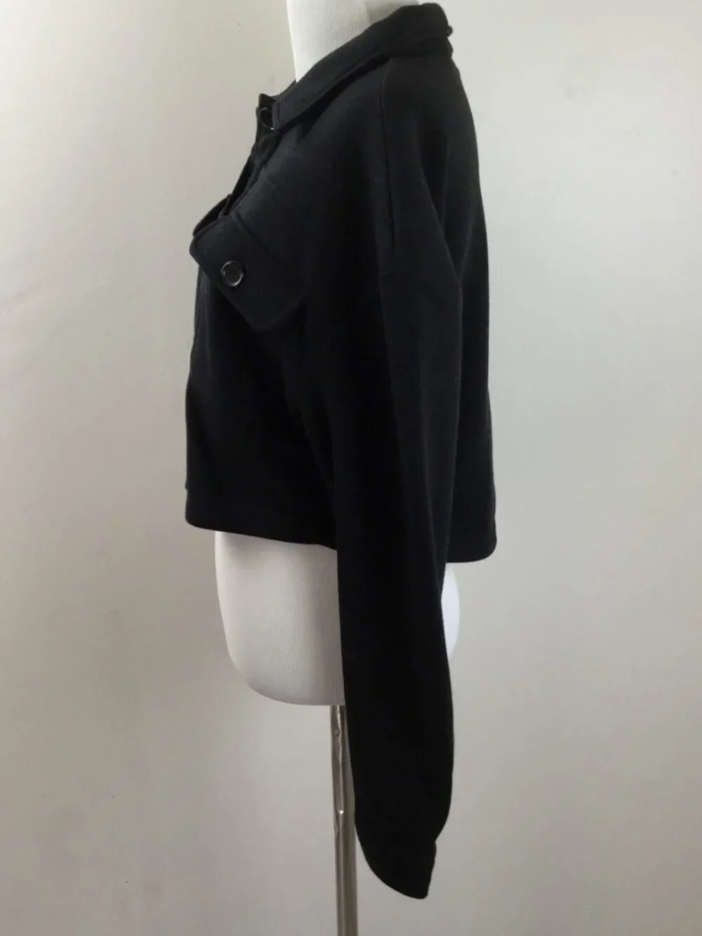 NEW Better/Together Cropped Black Shacket s - Picture 3 of 6